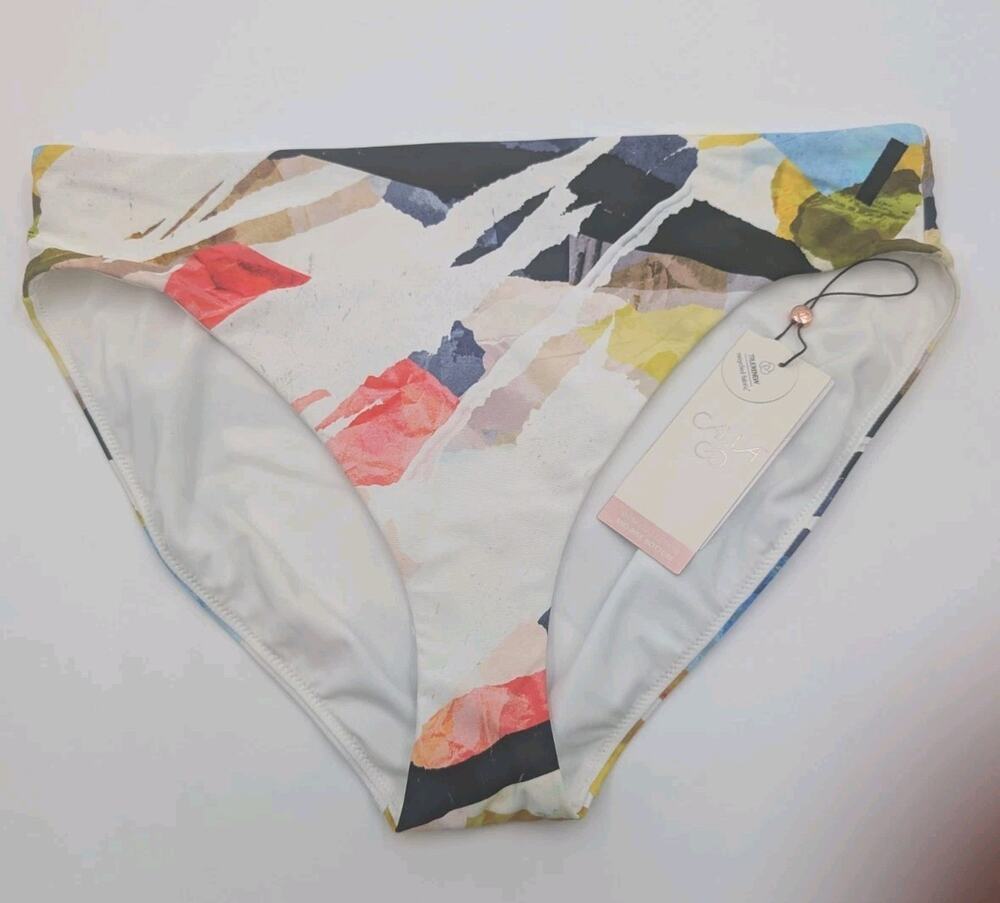 Calia Core Women's Mid Rise Bottom Collage Pure WHITE LARGE L NWT NEW